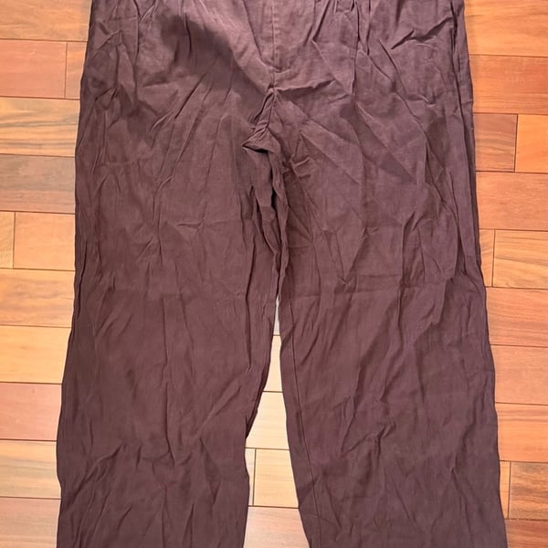 A New Day Wide Leg Pants Brown