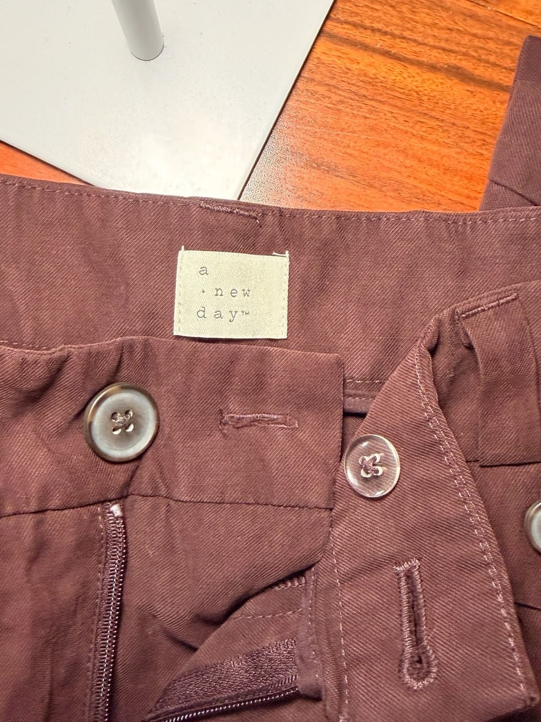 A New Day Wide Leg Pants Brown 4