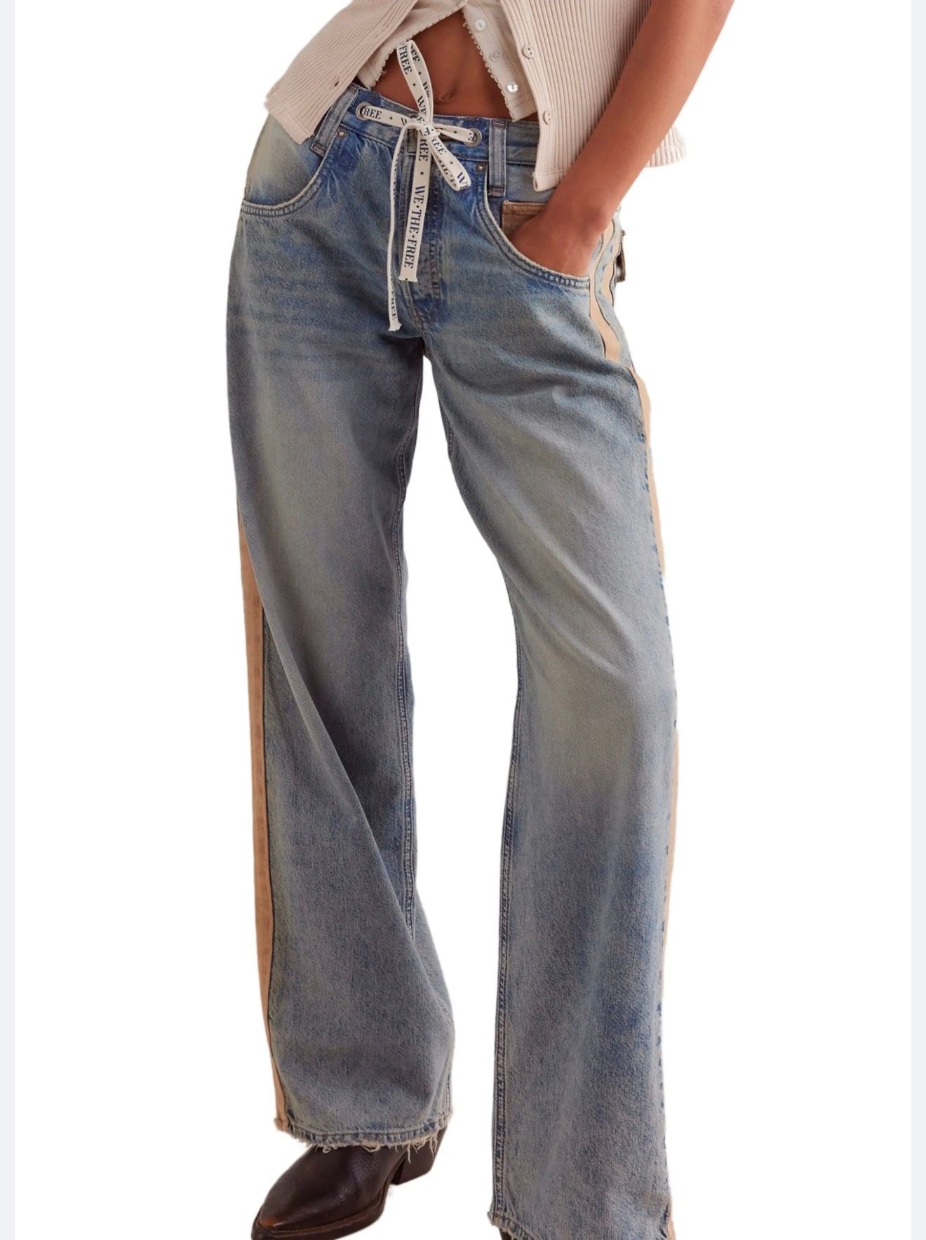 We The Free Zambi Slouchy Jeans Size 26 Blue Kalahari 3