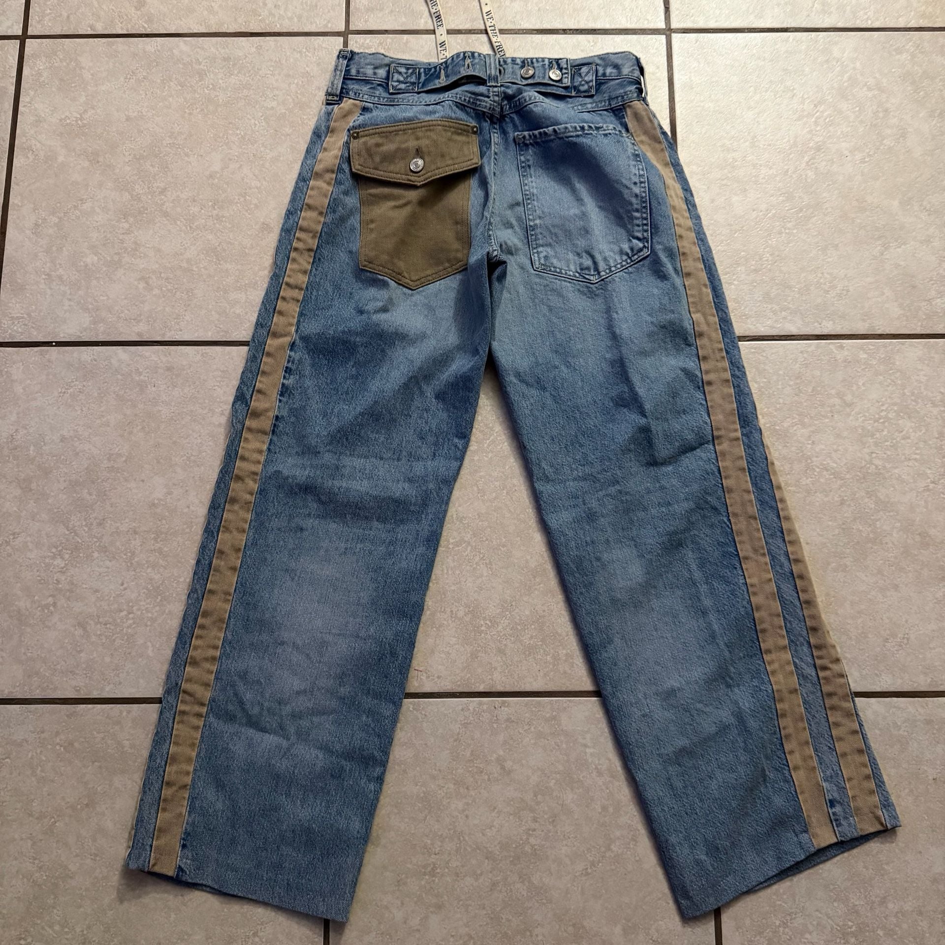 We The Free Zambi Slouchy Jeans Size 26 Blue Kalahari 4