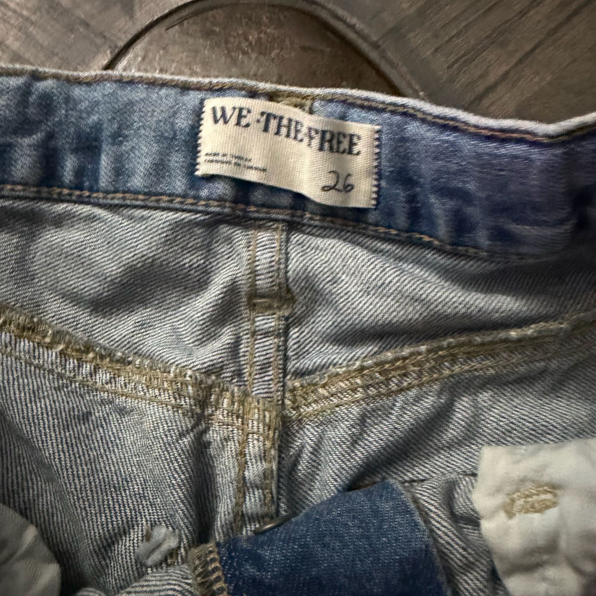 We The Free Zambi Slouchy Jeans Size 26 Blue Kalahari 6