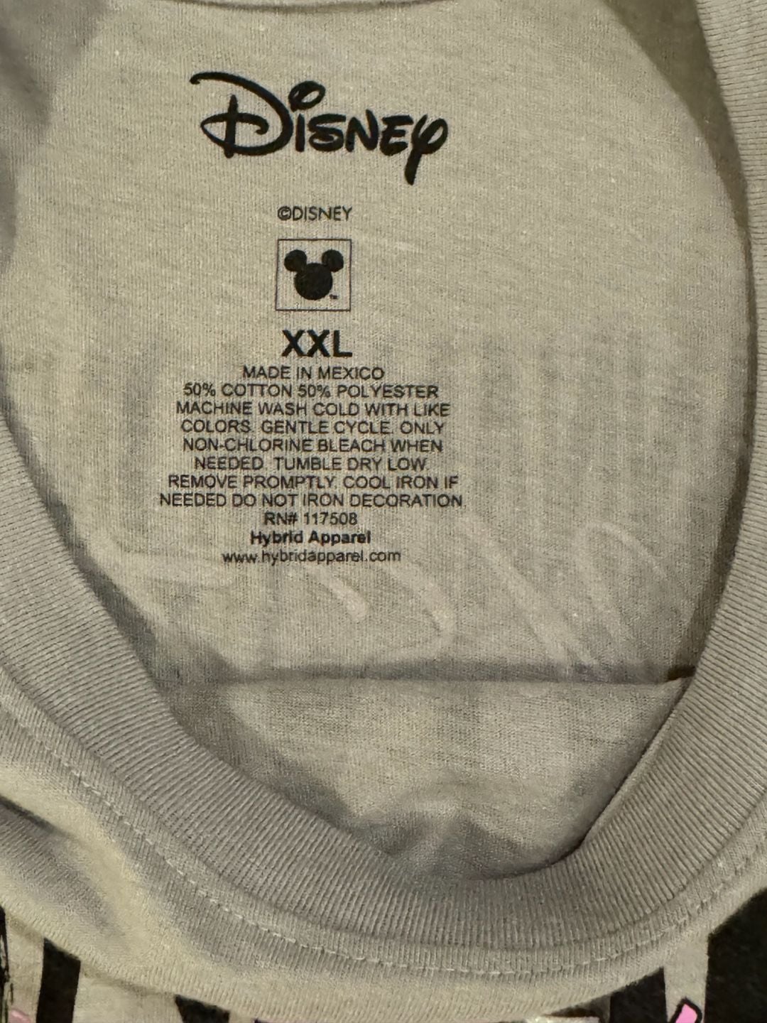 Disney Hannah Montana 2006 US Tour T-Shirt Size XXL Gray 3