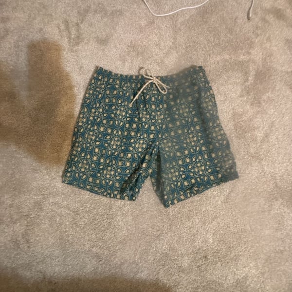 6" Stretch Swim Trunk In Print With ECONYL® Nylon For Men