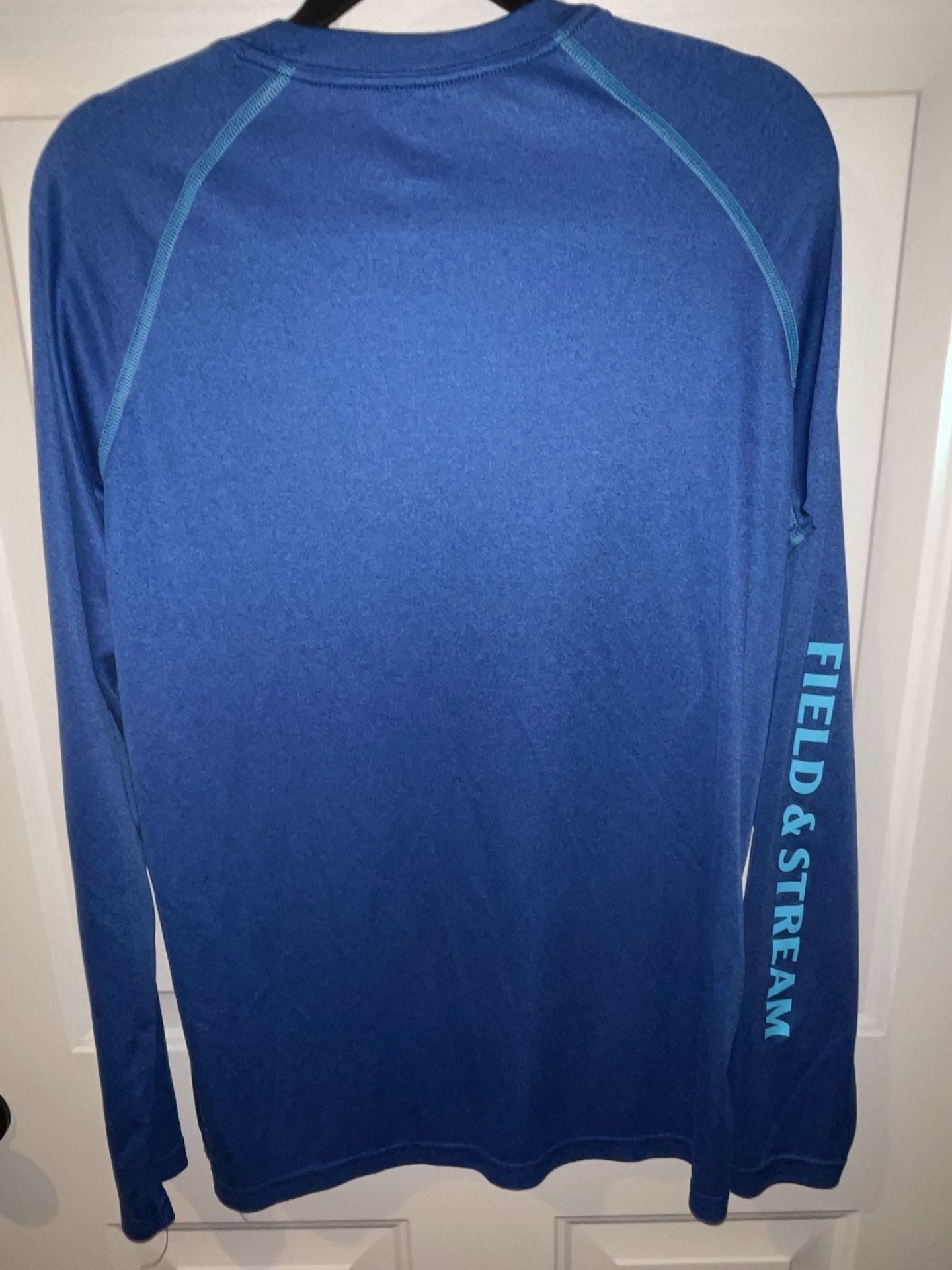 Field & Stream Long Sleeve Performance Shirt Size SM Blue Athletic Top 5