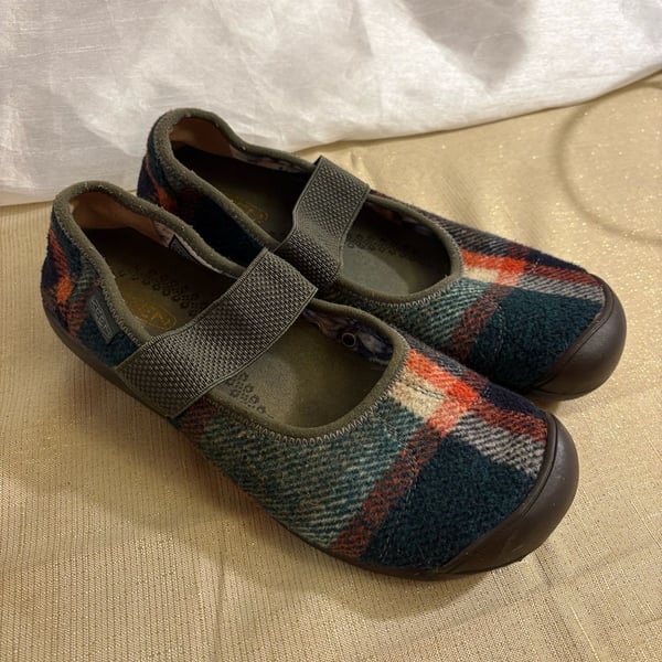 Keen Sienna Mary Jane Plaid Shoes