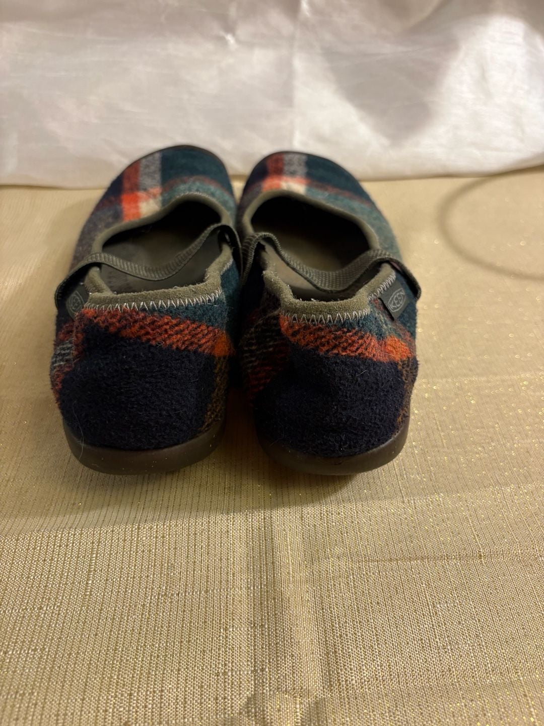 Keen Sienna Mary Jane Plaid Shoes 7