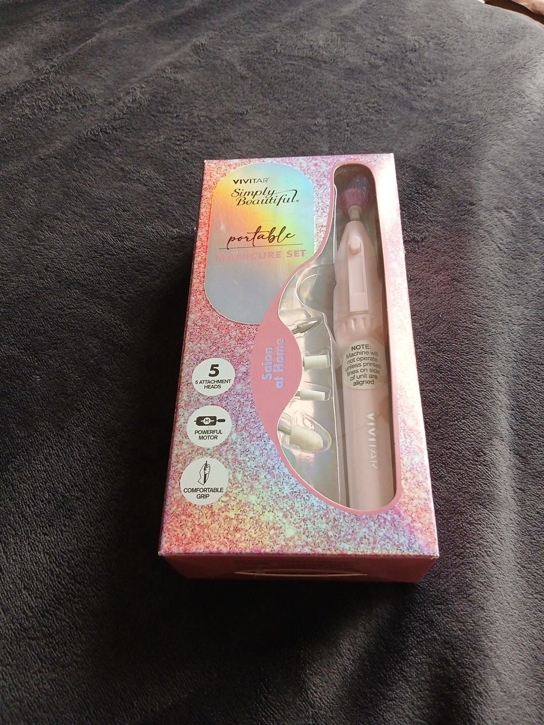 Vivitar Simply Beautiful Portable Manicure Set Pink 1