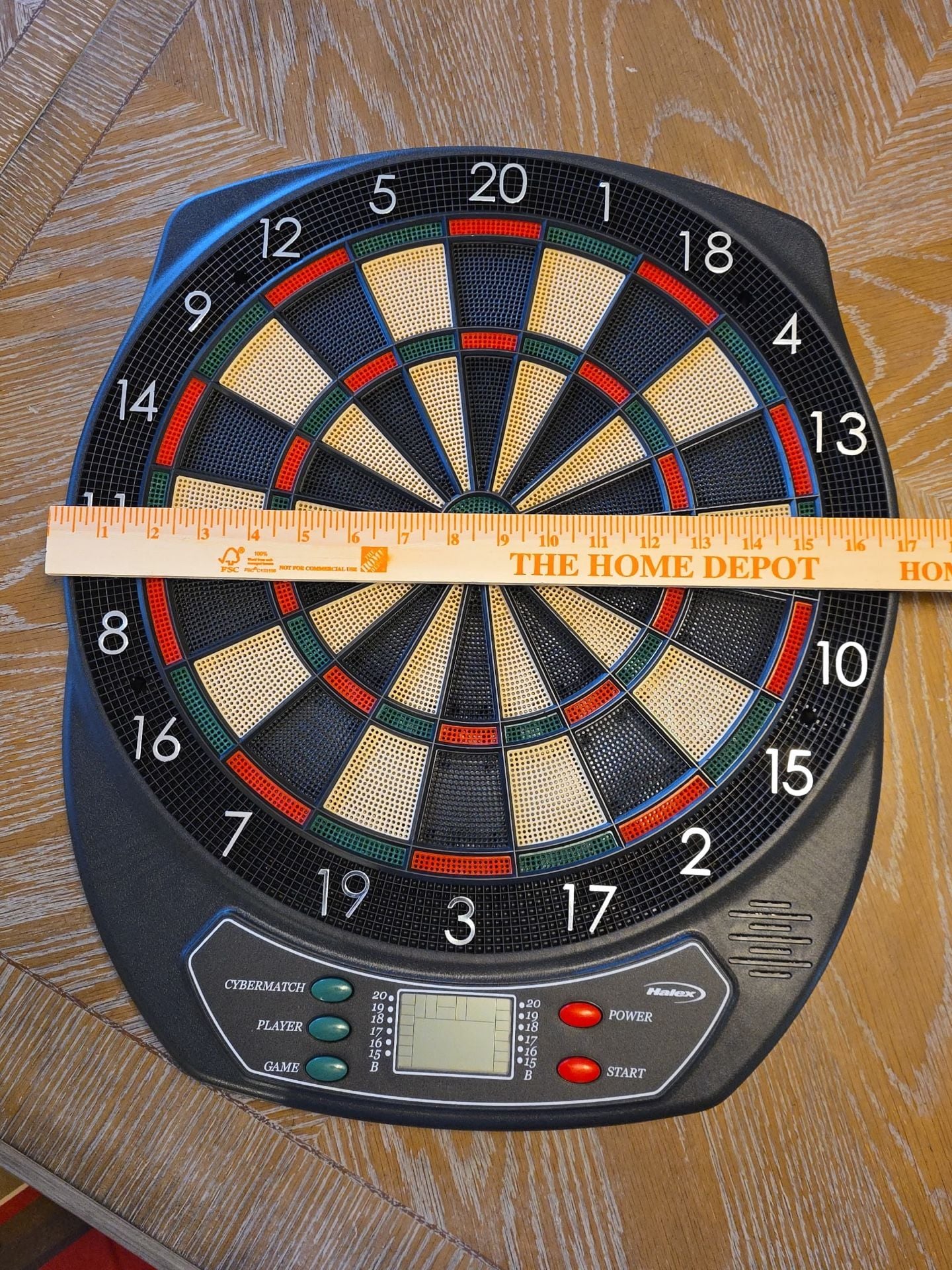 Zeta Electronic Dartboard for Recreational Play, Six Dart Set - .com, 2