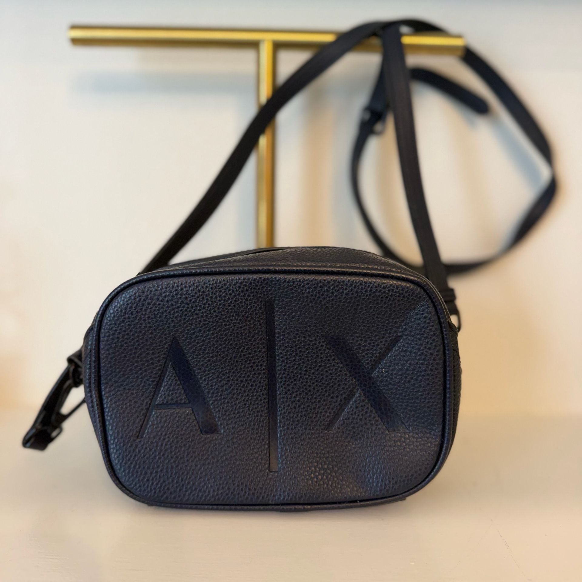 Armani Exchange Black Logo Crossbody Bag 2