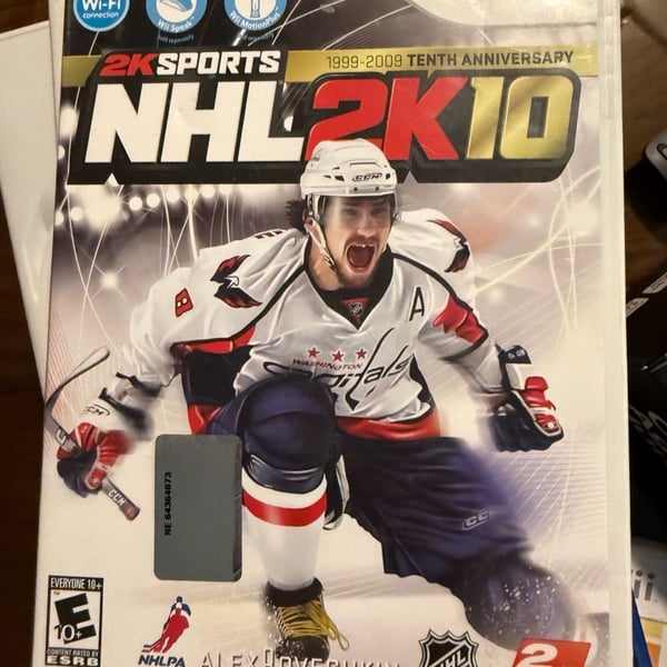 2K Sports NHL 2K10 Nintendo Wii Game