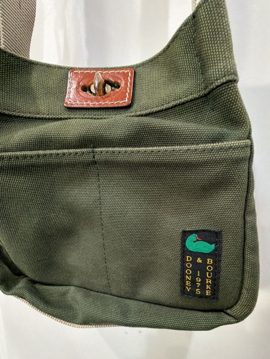 Dooney & Bourke Canvas Crossbody Bag Olive Green 3