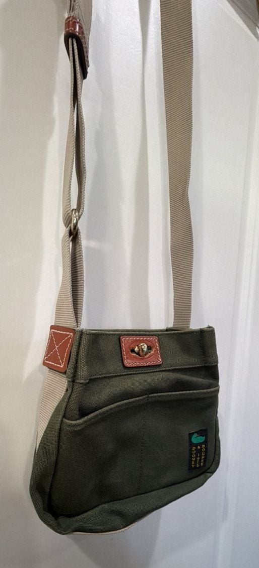 Dooney & Bourke Canvas Crossbody Bag Olive Green 4
