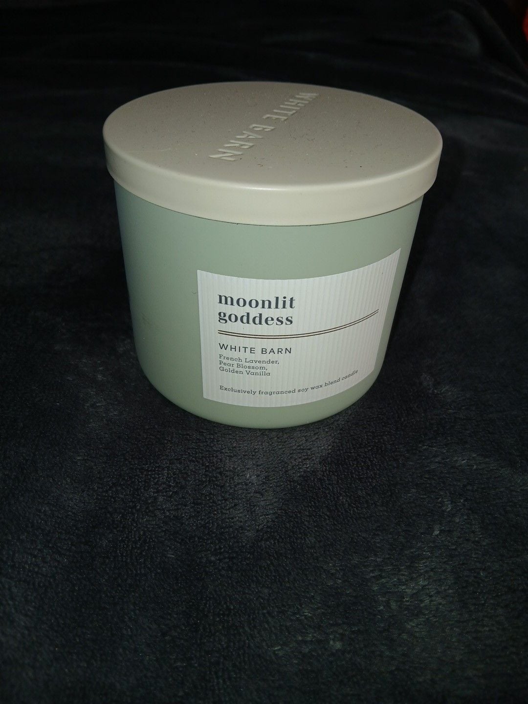 White Barn Moonlit Goddess 3-Wick Candle 14.5 oz Green 1