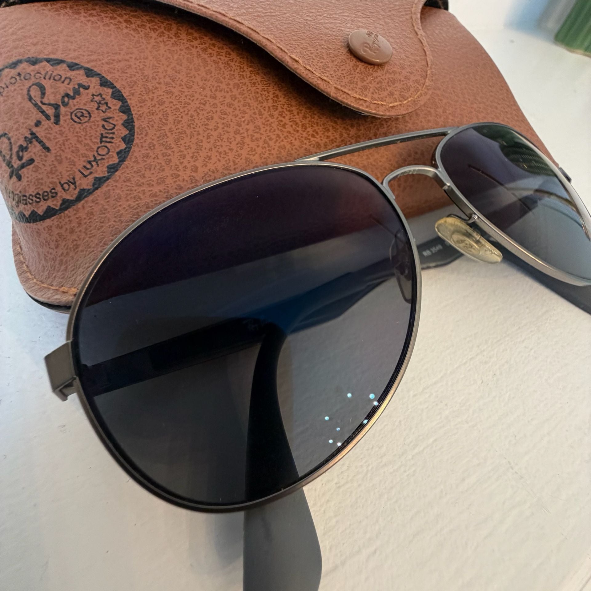 Ray-Ban RB3549 Size 58-16 Aviator Sunglasses With Case 9