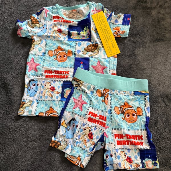 Weiwei Finding Nemo Set Size 3T Blue Bamboo Birthday 