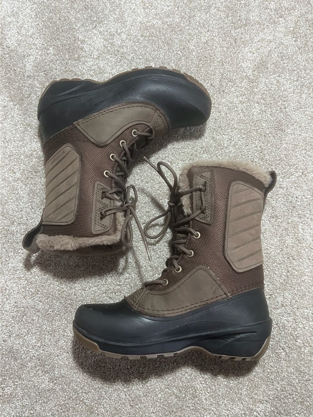The North Face Shellista IV Mid Waterproof Boots Size 5 Brown 7