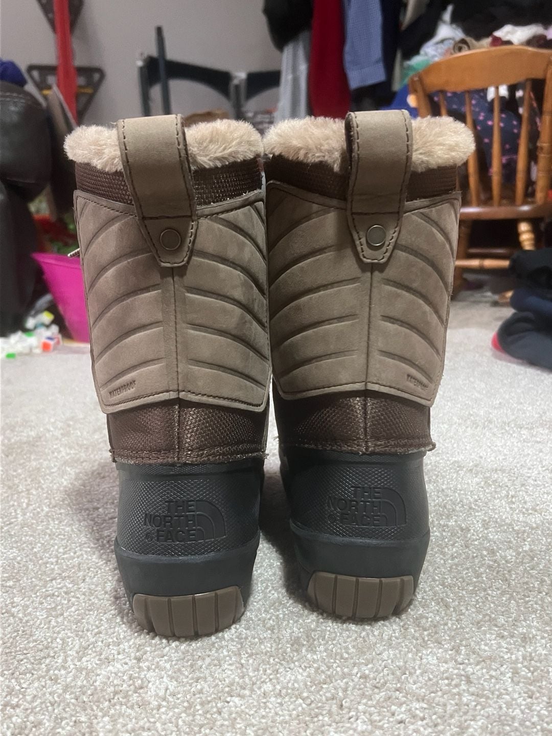 The North Face Shellista IV Mid Waterproof Boots Size 5 Brown 8