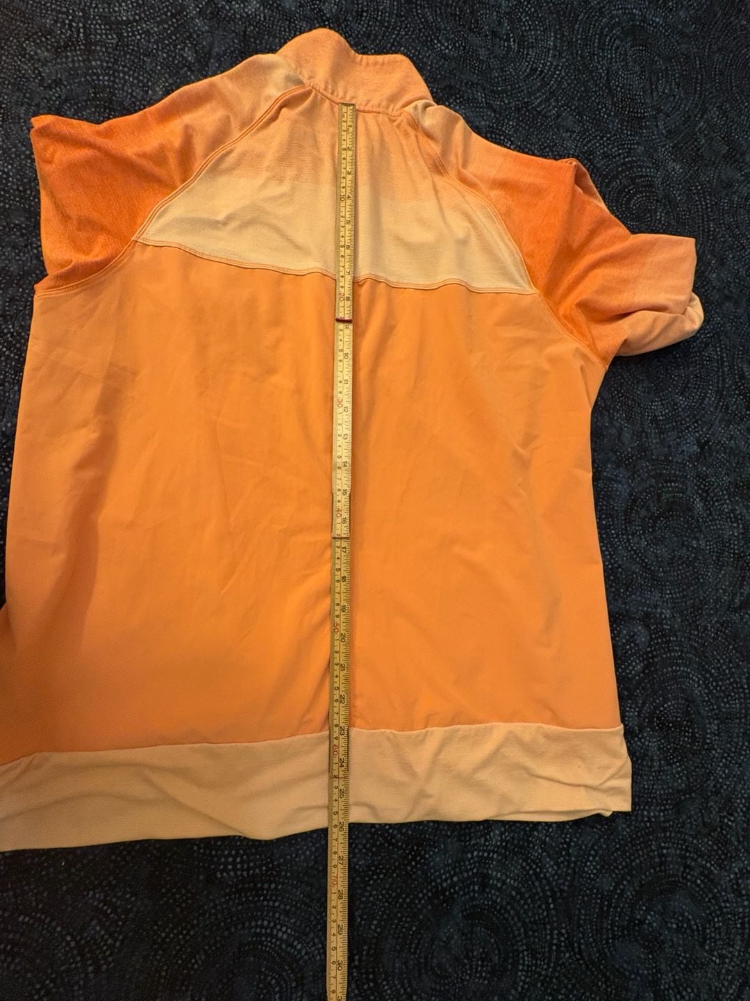 Adidas Golf Women's World Series of Poker Orange Long Sleeve 1/4 Zip Pullover 10