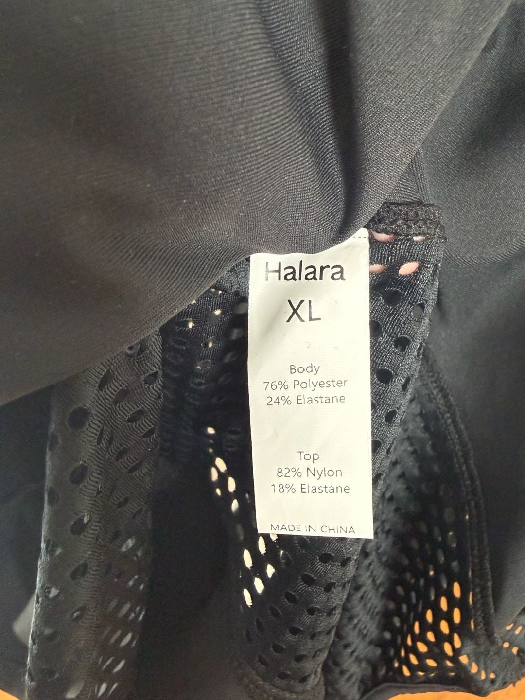 Halara Tank Top Size XL Black Zip Mock Neck Mesh 5