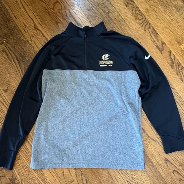 Nike Golf Quarter Zip Size L Charlotte Knights Grounds Crew