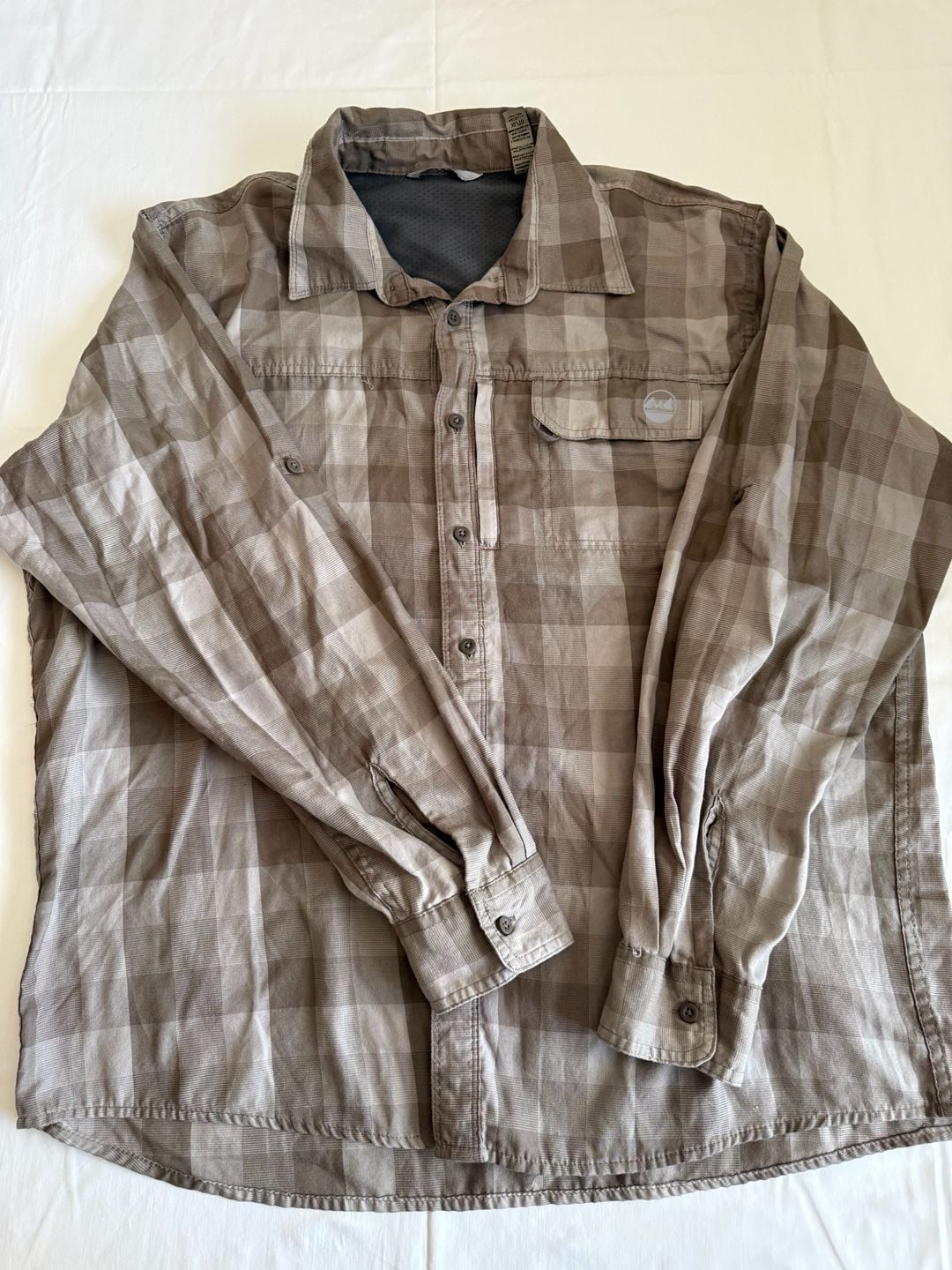 Wrangler Utility Shirt XL Brown Plaid Long Sleeve Outdoor
Campcore 1
