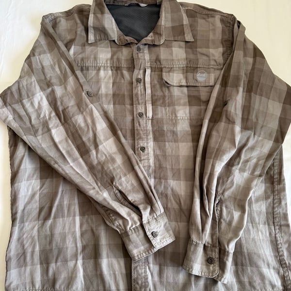 Wrangler Utility Shirt XL Brown Plaid Long Sleeve Outdoor
Campcore