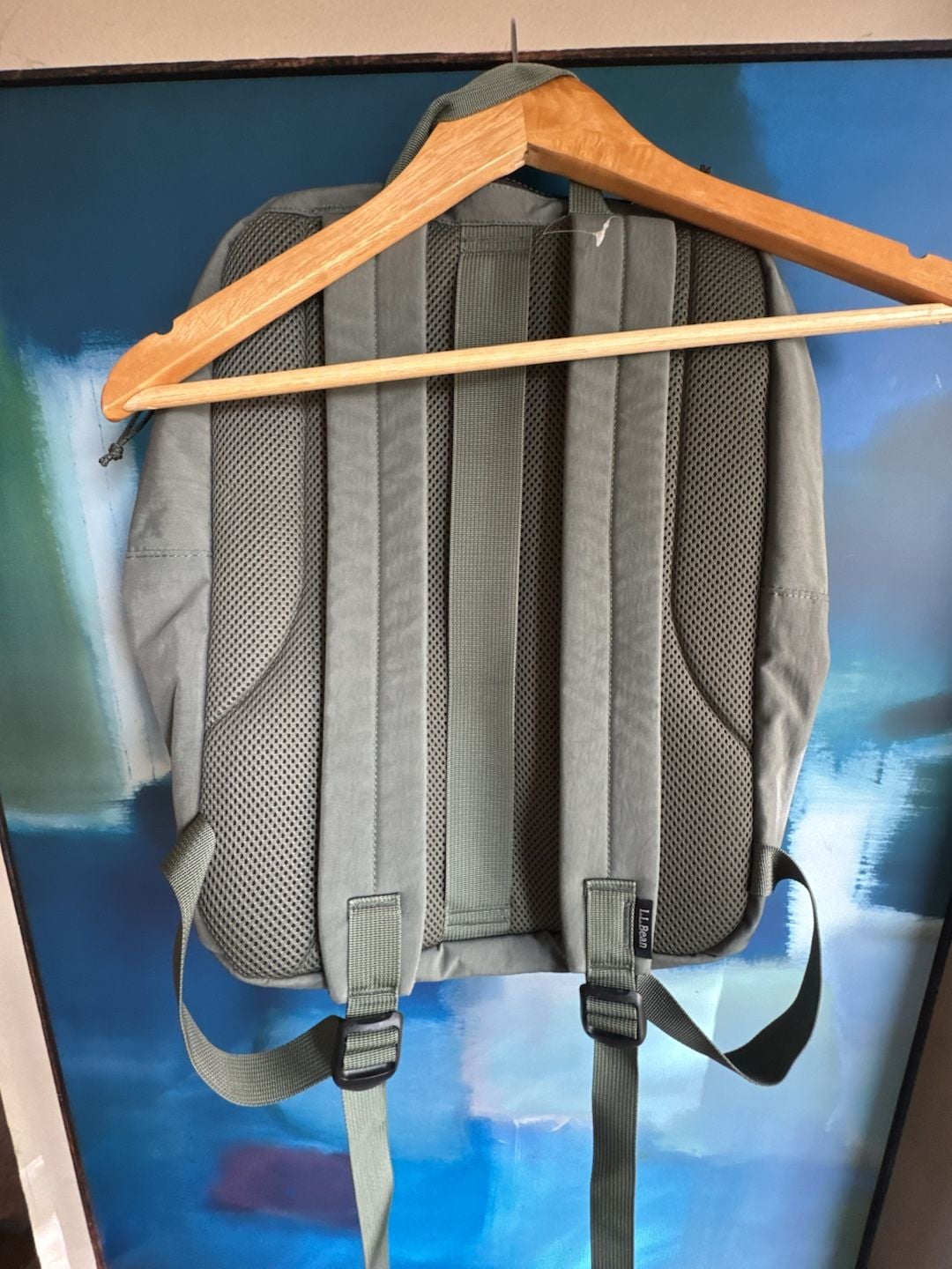 L.L. Bean Wharf Street Commuter Pack Sage Green Backpack 7
