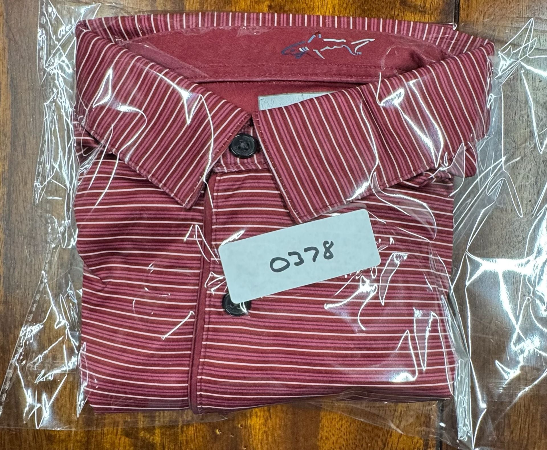 Greg Norman ML75 PlayDry Polo Shirt Size M Red Striped Golf 10