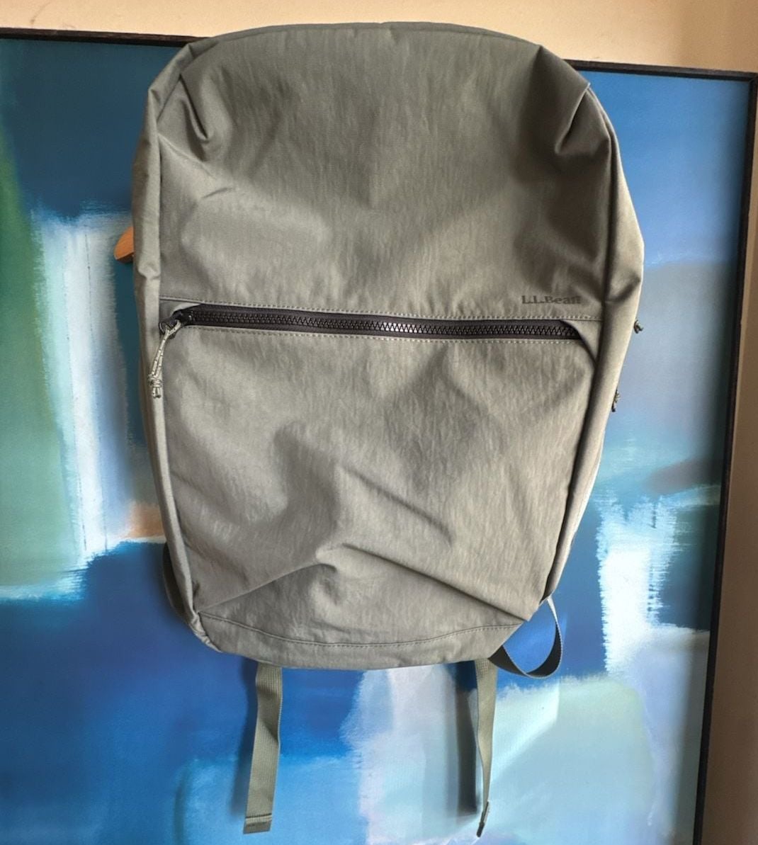 L.L. Bean Wharf Street Commuter Pack Sage Green Backpack 2