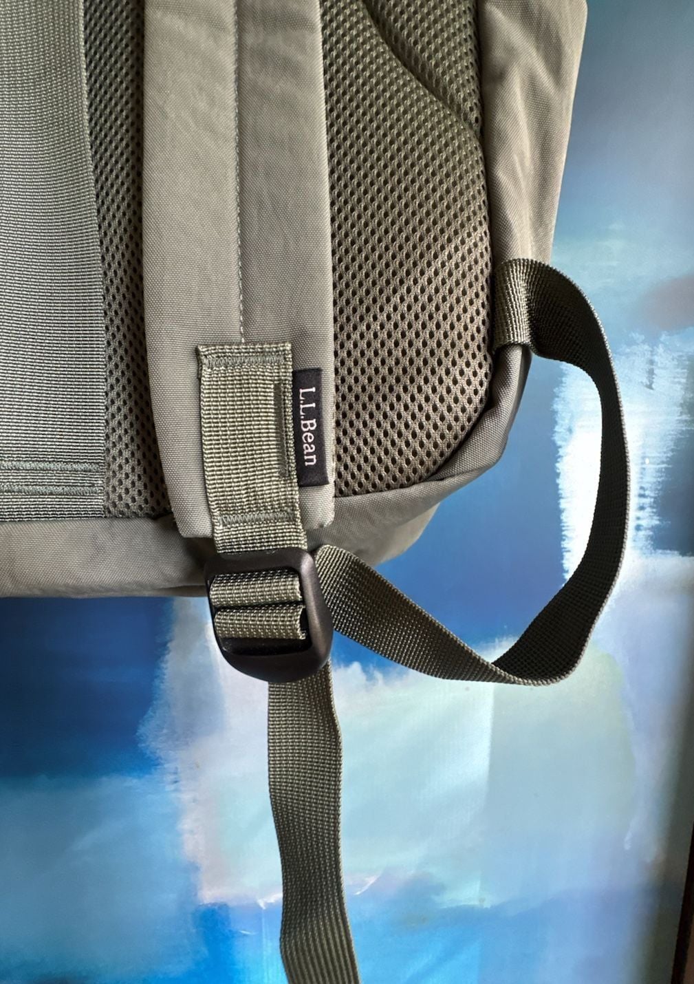 L.L. Bean Wharf Street Commuter Pack Sage Green Backpack 8