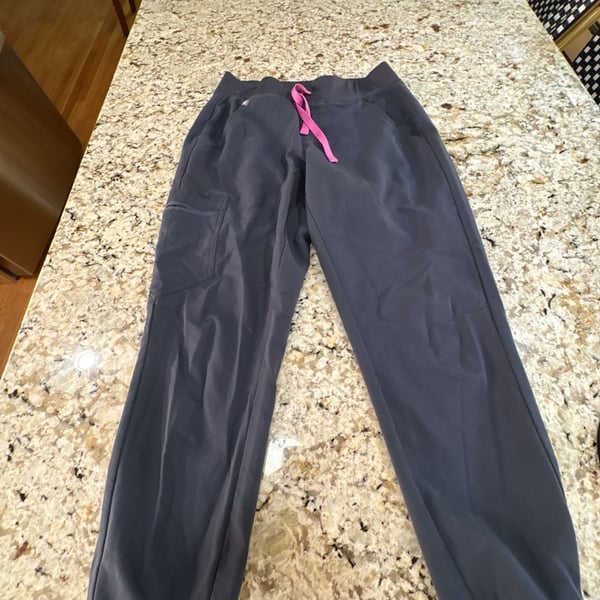 Figs Zamora Jogger Scrub Pants Size S Gray