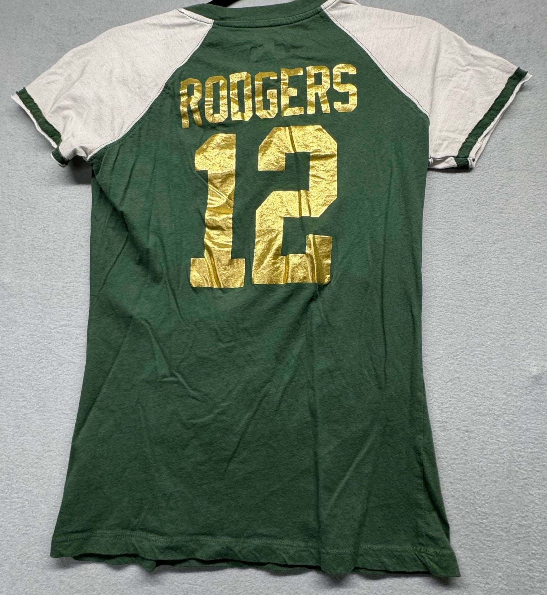 NFL Team Apparel Green Bay Packers Rodgers #12 Size M T-Shirt 5