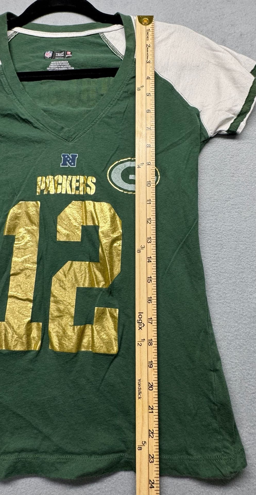 NFL Team Apparel Green Bay Packers Rodgers #12 Size M T-Shirt 6