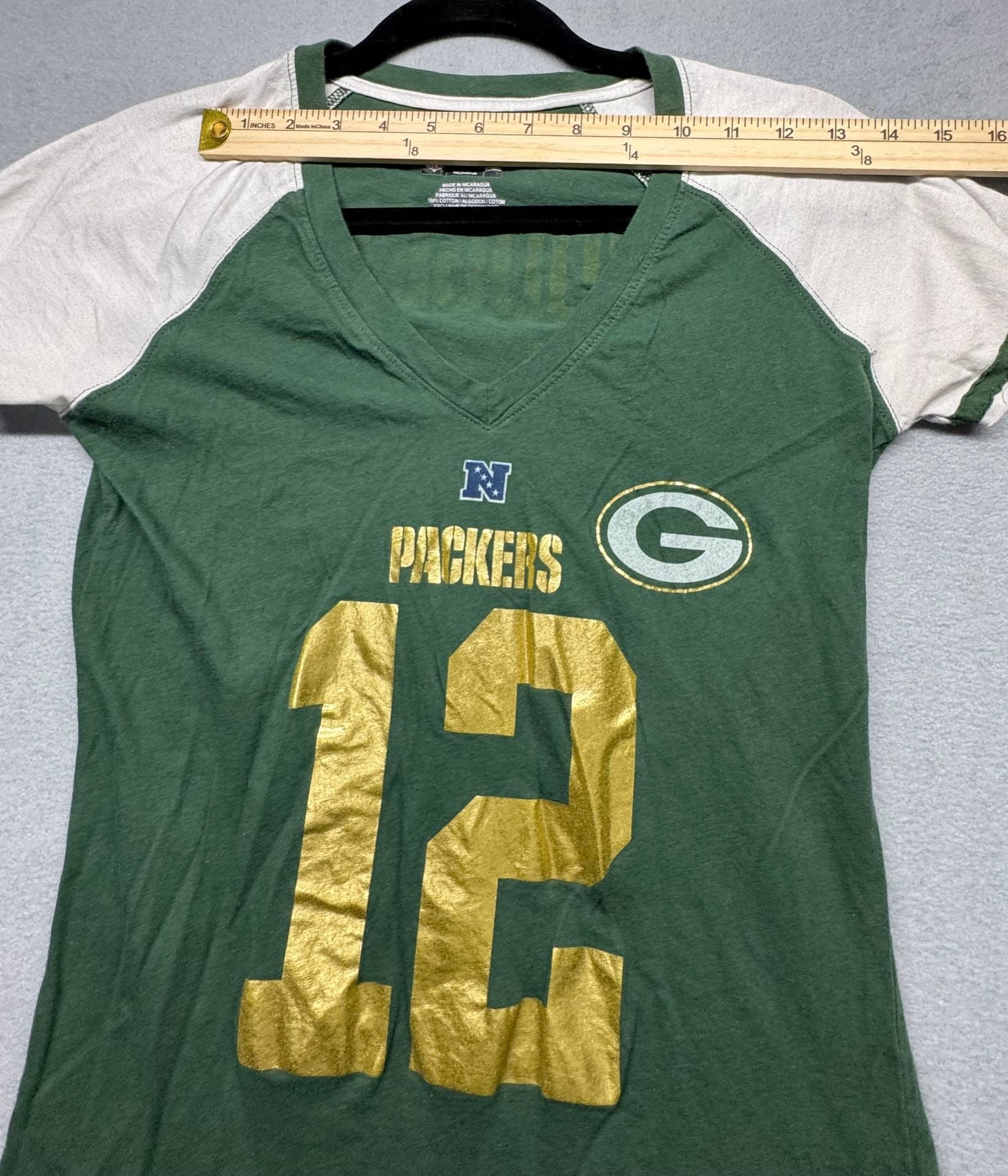 NFL Team Apparel Green Bay Packers Rodgers #12 Size M T-Shirt 7