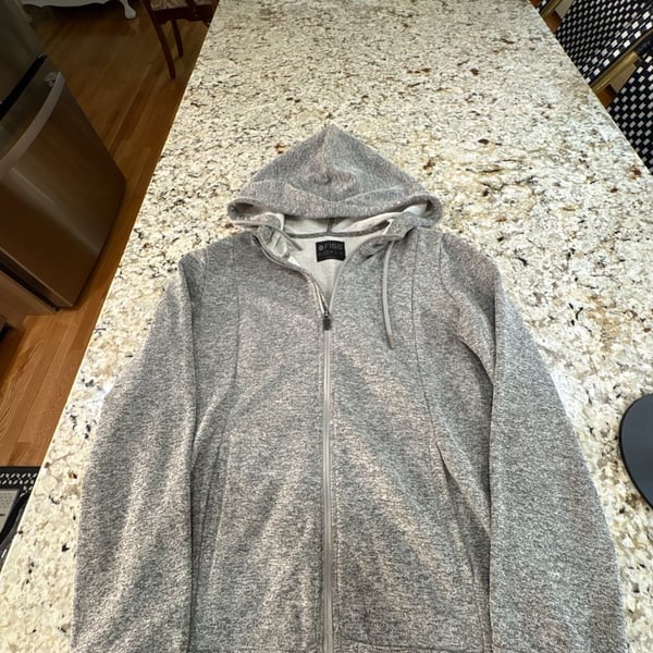 FIGS Essential Zip Up Hoodie Size Small Gray
