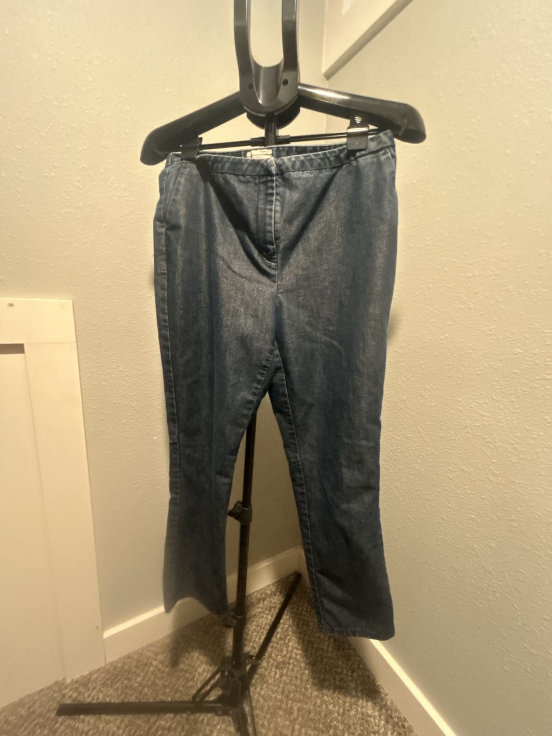 Halogen Taylor Fit Pants Size 10 Dark Wash Denim 2