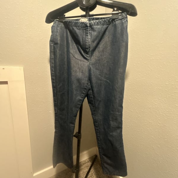 Halogen Taylor Fit Pants Size 10 Dark Wash Denim
