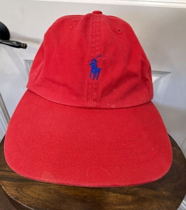 Polo By Ralph Lauren Baseball Cap Frankfurt 2006 Red Leather Strapback 2