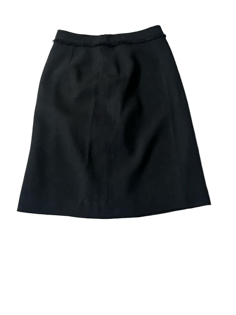 Therapy Skirt Suit Set Size 8 Black Button Front Jacket Pencil Skirt 7