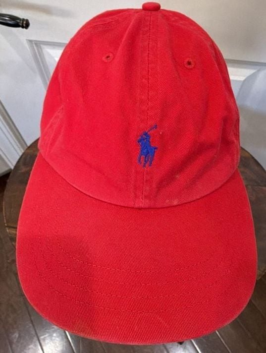 Polo By Ralph Lauren Baseball Cap Frankfurt 2006 Red Leather Strapback 3