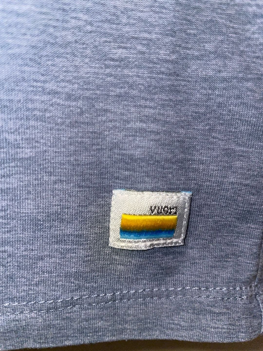 Vuori Blue Heather Performance Polo Shirt Mens L Minimalist Golf Activewear 8