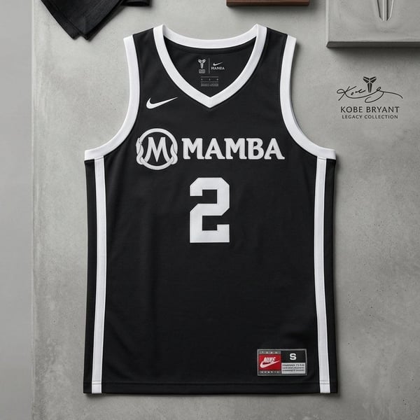 Nike Mamba Gianna 2 Basketball Jersey Size S Black