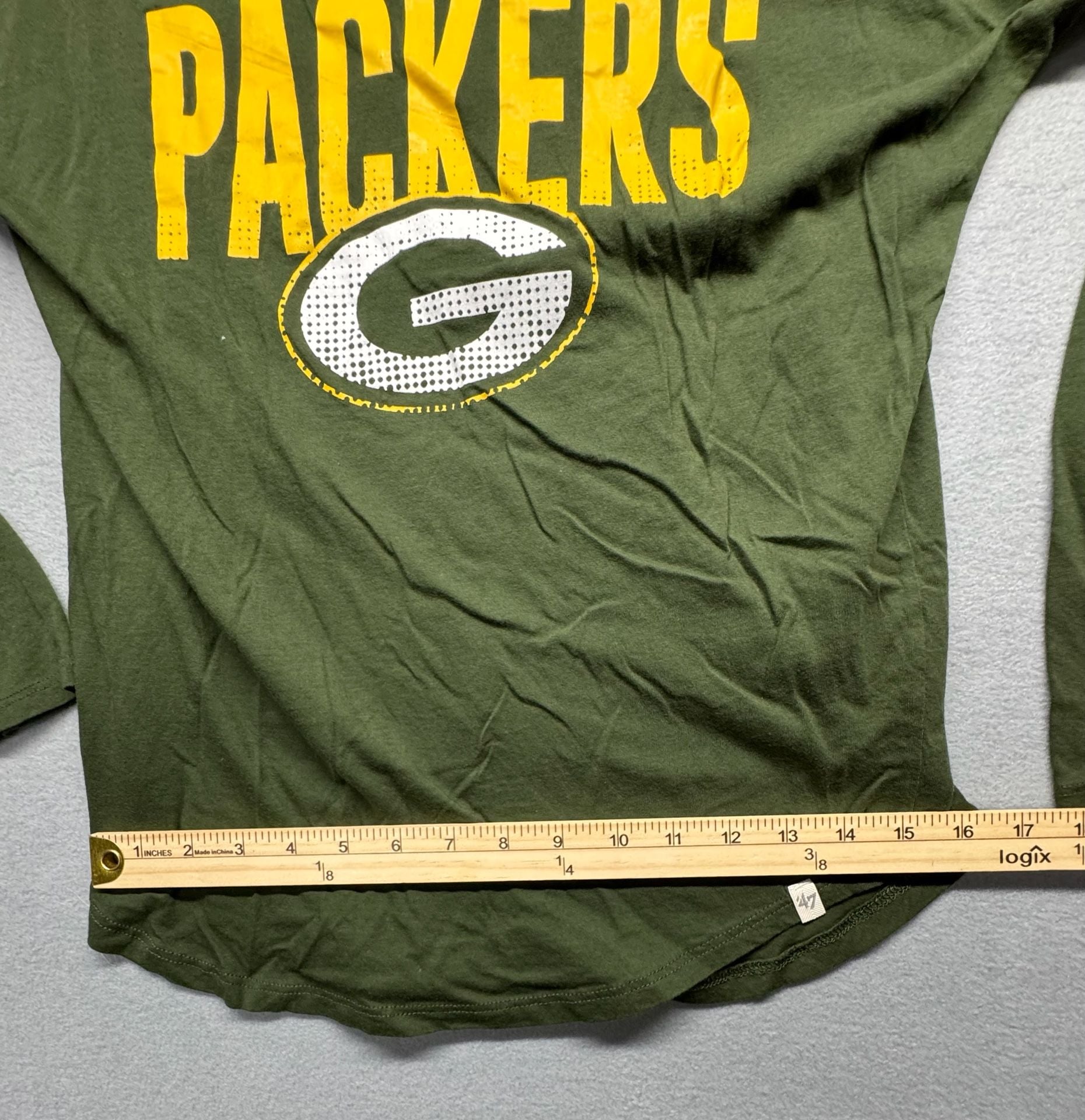 '47 Green Bay Packers Long Sleeve T-Shirt Size Small Green 8