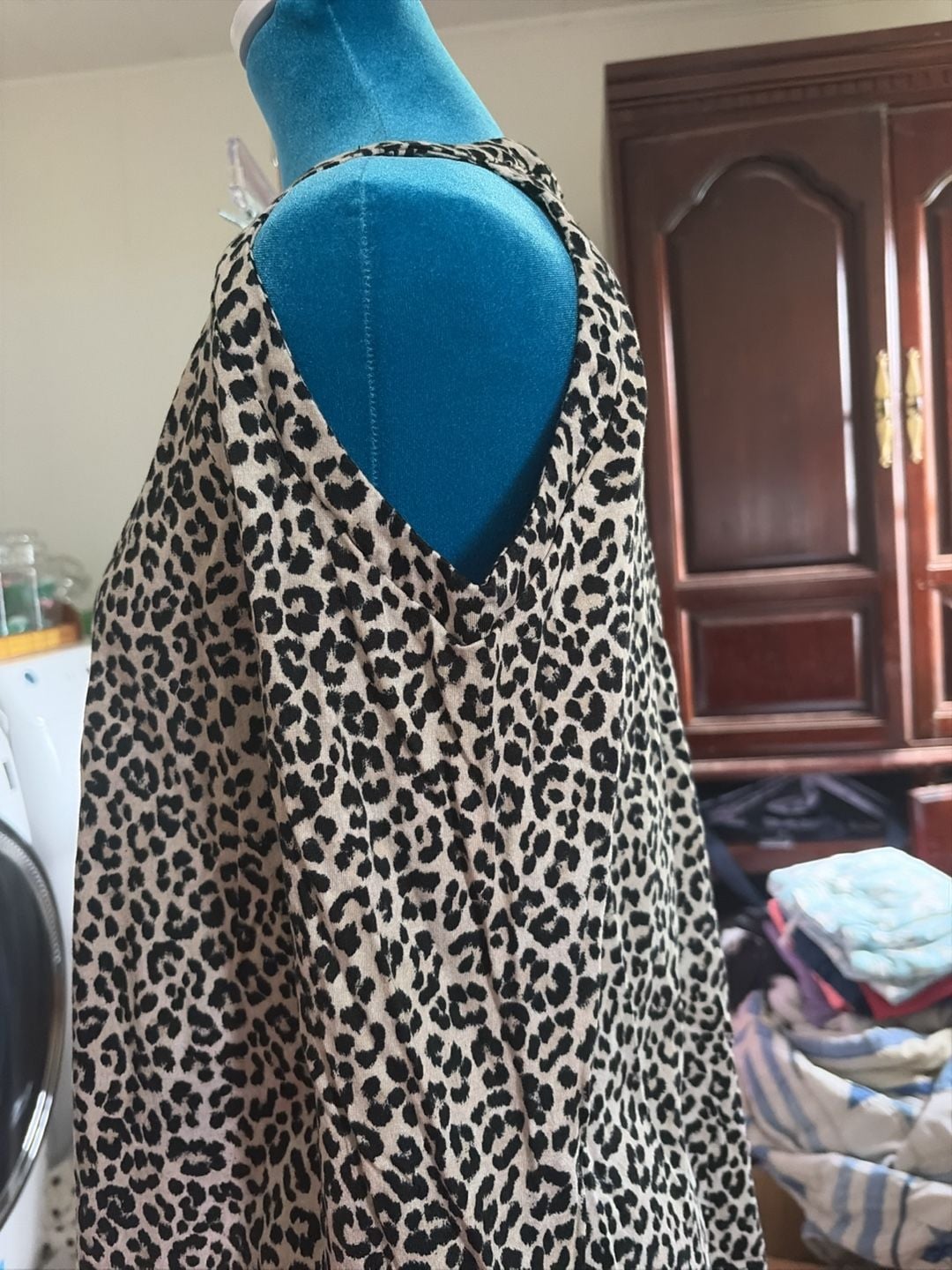 Michael Kors Leopard Print Cold Shoulder Blouse 4