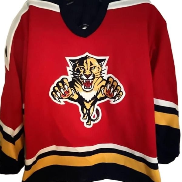 CCM Florida Panthers NHL Hockey Jersey Size L/XL Youth Red