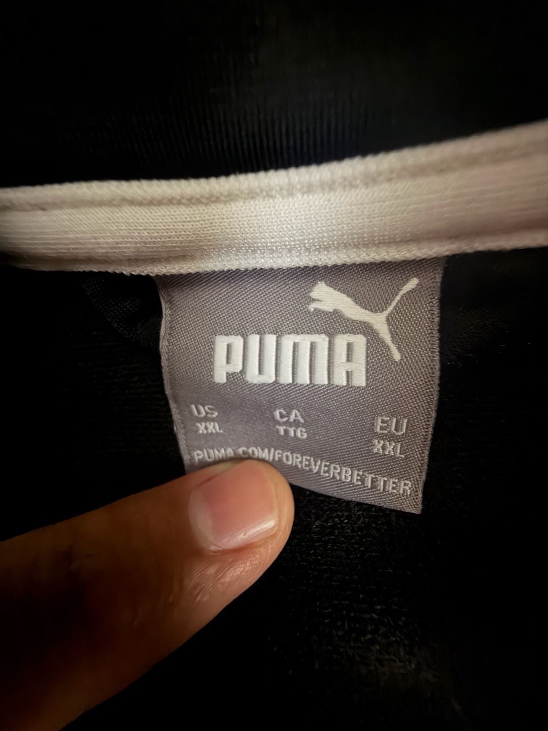 Puma Track Jacket Black White Full Zip 9
