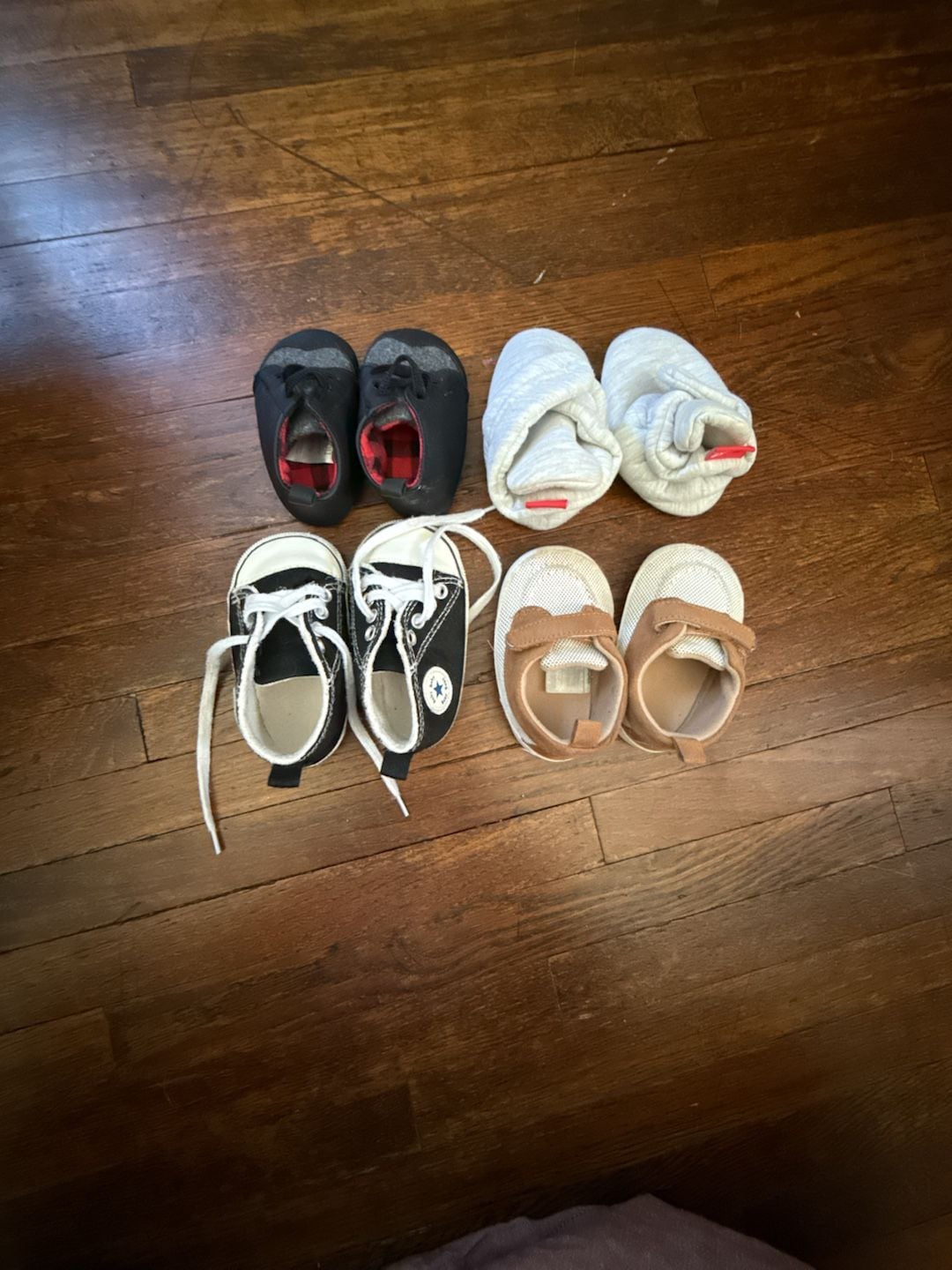 Lot of 4 Infant Soft Sole Shoes 1