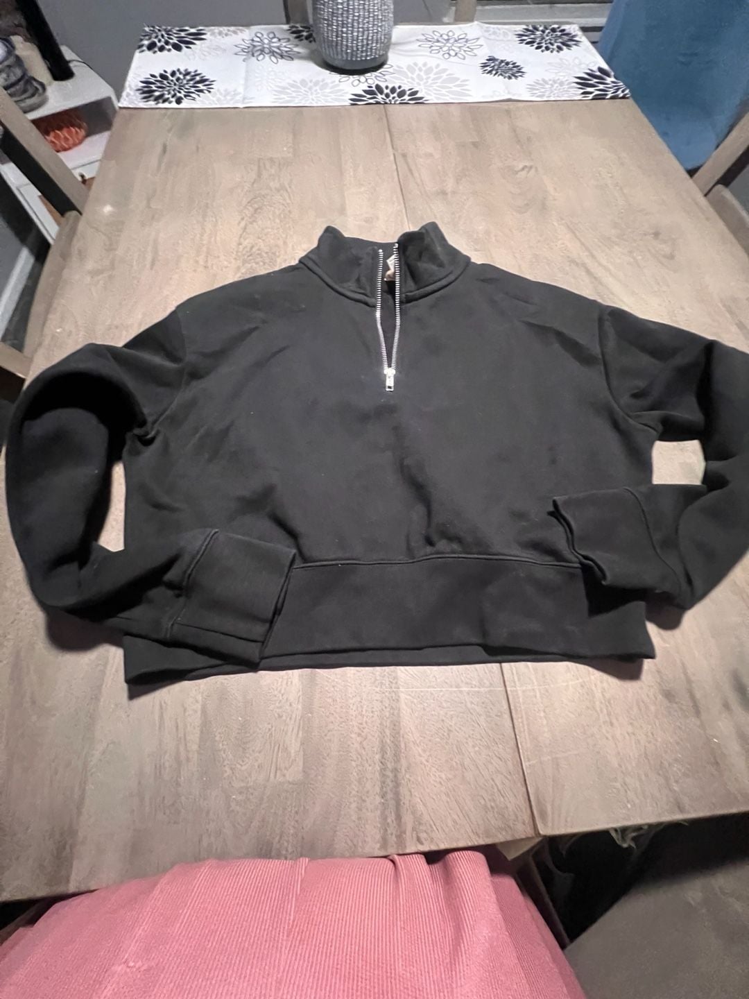 District V.I.T. Fleece Half-Zip Sweatshirt Size L Black 4