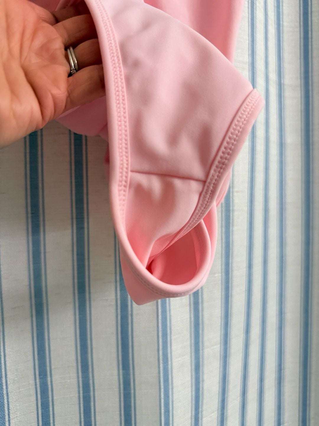 Gooseberry Seaside So Chic One Piece Swimsuit Size S Baby Pink 5
