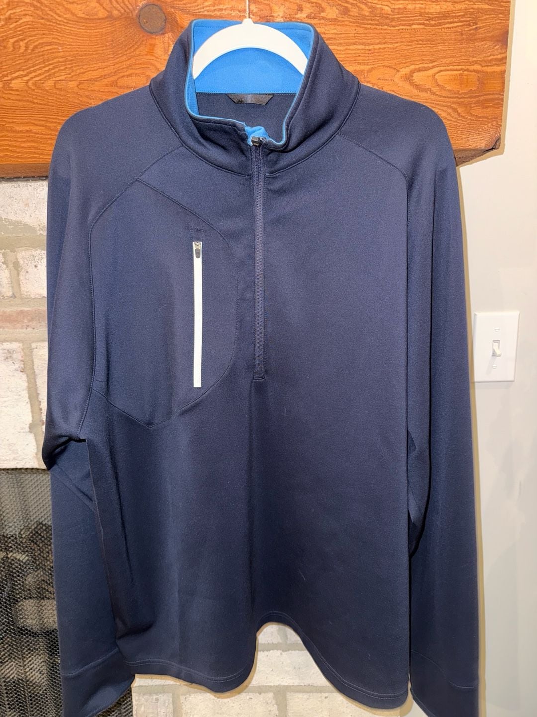Zero Restriction Tour Series Size L Navy Blue Quarter Zip 2